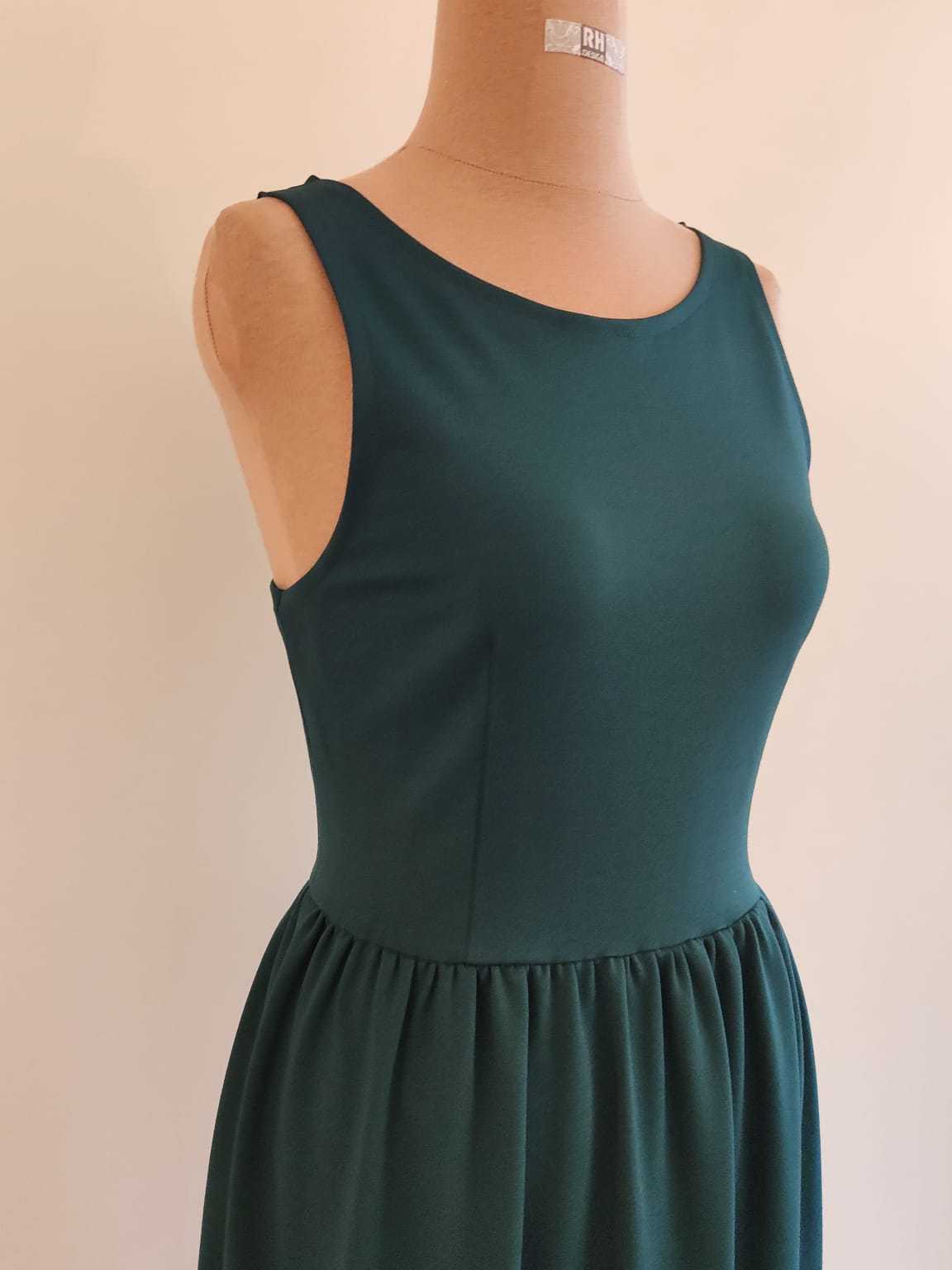 Kleid Petrolfarbenes - Einzelstück