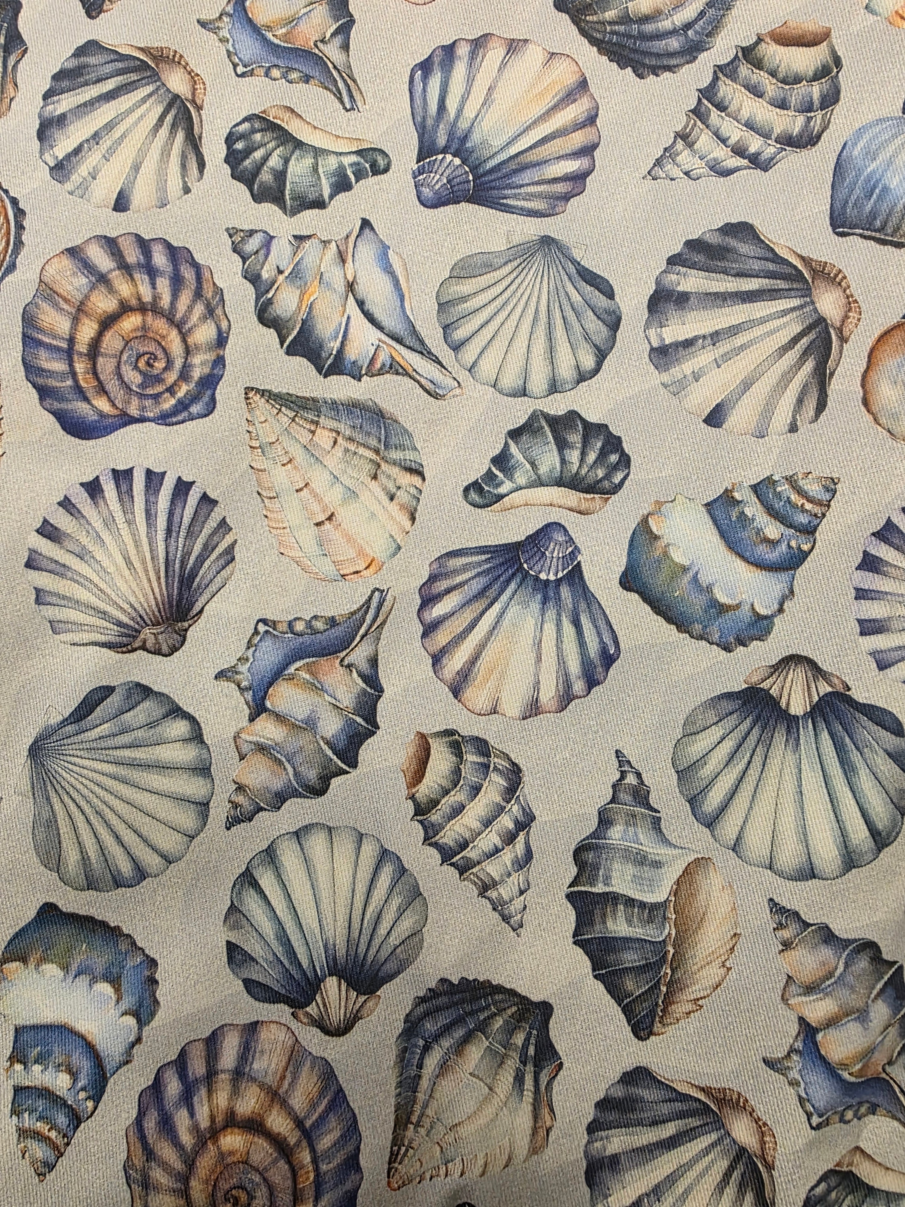 Baumwollstoff mit Muscheln
