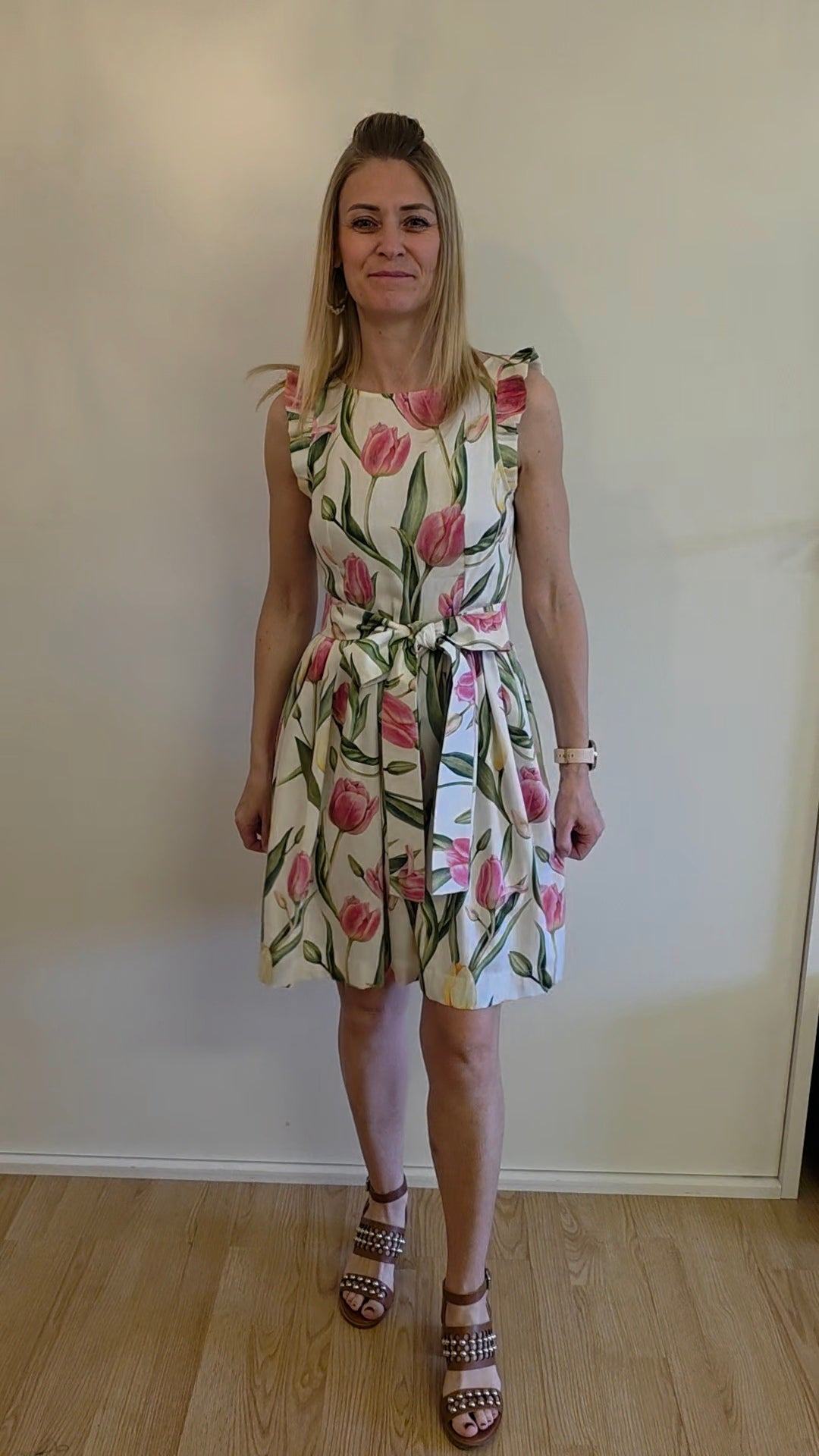 Modell "Jana" Tulpenprint