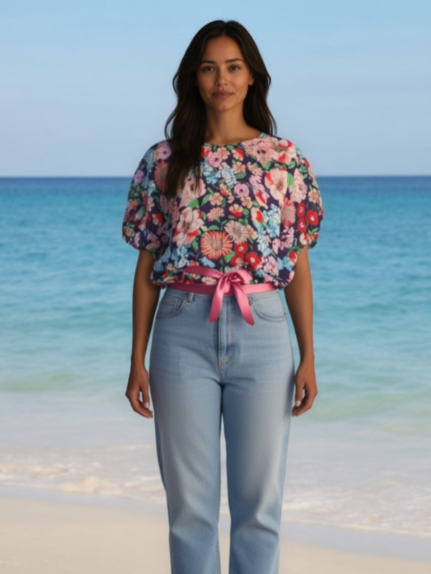 Shirt Blumenprint